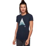 Black Diamond Mountain Transparency T-Shirt - Women's Eclipse Heather, XL