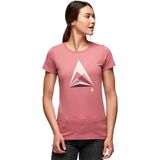 Black Diamond Mountain Transparency T-Shirt - Women's Rosewood, XS