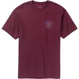 Brixton Oath V Standard T-Shirt - Men's Burgundy/3D, M