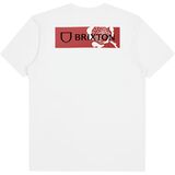 Brixton Alpha Block Short-Sleeve T-Shirt - Men's White/Bloom, L