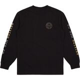 Brixton Crest Long-Sleeve T-Shirt - Men's Black/Bright Gold/Grey, S