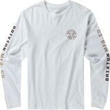 Brixton Crest Long-Sleeve T-Shirt - Men's White/Mojave/Burnt Henna, XL