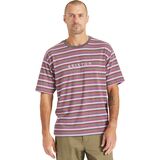 Brixton Hilt Boxy Alpha Line Short-Sleeve Knit T-Shirt - Men's Viva Multi Stripe, L