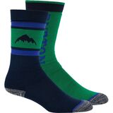 Burton Weekend Sock - 2-Pack - Boys' Galaxy Green, XS/S