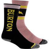 Burton Weekend Sock - 2-Pack - Boys' Powder Blush, M/L