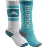 Burton Weekend Sock - 2-Pack - Boys' Stout White/Lapis Blue, S/M