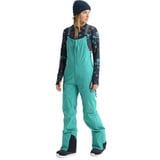 Burton AK GORE-TEX 2L Kimmy Bib Pant - Women's Green-blue Slate, XS/Reg