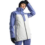 Burton Pillowline GORE-TEX Jacket - Women's Slate Blue/Stout White, XS