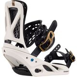 Burton Escapade Re:Flex Snowboard Binding - 2024 - Women's White/Gold, L
