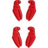 Crab Grab Mini Claws Traction Pad Red, One Size