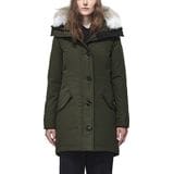 Canada Goose Rossclair Down Parka - Women's Military Green (Heritage/Fur Trim), 4XL