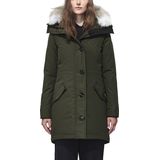 Canada Goose Rossclair Down Parka - Women's Military Green (Heritage/Fur Trim), 3XS