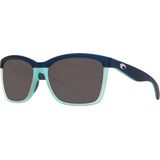 Costa Anaa 580P Polarized Sunglasses Gray 580p-Matte Caribbean Fade, One Size