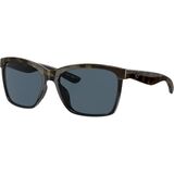 Costa Anaa 580P Polarized Sunglasses Gray 580p-Olive Tortoise On Black, One Size