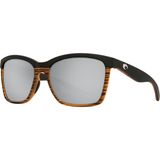 Costa Anaa 580P Polarized Sunglasses Matte Coconut Fade Silver Mirror 580p, One Size