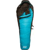 Coleman OneSource Heated Sleeping Bag: 32F Synthetic Walnut/Caribbean Sea, One Size