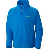 Columbia Glacial Fleece 1/2-Zip Jacket - Boys' Hyper Blue/Chartreuse, XL