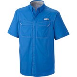 Columbia Low Drag Offshore Short-Sleeve Shirt - Men's Vivid Blue, LT