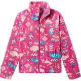 Columbia Benton Springs II Printed Fleece Jacket - Girls' Pink Ice Buffaloroam, M