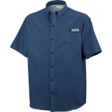 Columbia Tamiami II Short-Sleeve Shirt - Men's Night Tide, XL