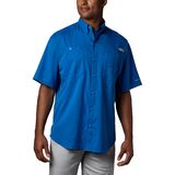 Columbia Tamiami II Short-Sleeve Shirt - Men's Vivid Blue, 1X