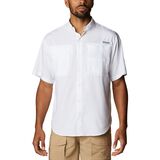 Columbia Tamiami II Short-Sleeve Shirt - Men's White/Realtree Edge, M