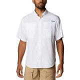 Columbia Tamiami II Short-Sleeve Shirt - Men's White/Realtree Edge, S