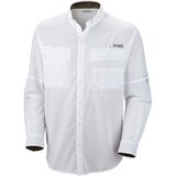 Columbia Tamiami II Long-Sleeve Shirt - Men's White/Breakup Infinity, S