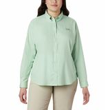 Columbia Tamiami II Long-Sleeve Shirt - Women's New Mint, 1X