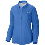 Columbia Tamiami II Long-Sleeve Shirt - Women's Stormy Blue, 2X