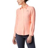 Columbia Tamiami II Long-Sleeve Shirt - Women's Tiki Pink, 3X