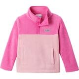 Columbia Steens Mountain 1/4-Snap Fleece Pullover - Toddlers' Pink Orchid/Pink Ice, 3T
