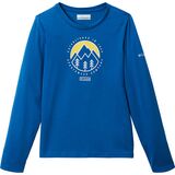 Columbia Dobson Pass Long-Sleeve Graphic T-Shirt - Kids' Bright Indigo/Outdoor Park, S