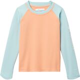 Columbia Sandy Shores Long-Sleeve Sunguard - Toddlers' Apricot Fizz/Spray, 2T