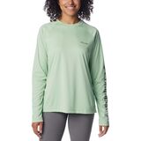 Columbia Fork Stream Long-Sleeve Shirt - Women's Sage Leaf/Canteen Logo, M