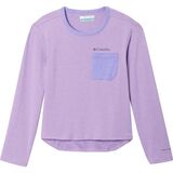 Columbia Tech Trail Long-Sleeve Shirt - Girls' Gumdrop/Paisley Purple, M