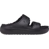 Crocs Classic Cozzzy Sandal Black/Black, Mens 9.0/Womens 11.0