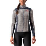Castelli Sfida 2 Long-Sleeve Full-Zip Jersey - Women's Soft Pink/Dark Steel Blue, XS