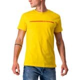 Castelli Ventaglio T-Shirt - Men's Yellow/Black, M