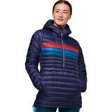 Cotopaxi Fuego Down Hooded Pullover - Women's Maritime Stripes, S