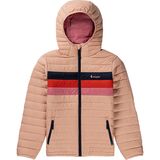 Cotopaxi Fuego Down Hooded Jacket - Boys' Rosewood Stripes, XS