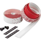 Ciclovation Leather Touch Fusion Dot Handlebar Tape Shooting Star White/Red, One Size