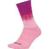 DeFeet Aireator 6in Sock Raspberry/Folk Pink/Pink, S