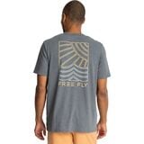 Free Fly Sun & Surf Pocket T-Shirt - Men's Heather Storm Cloud, L