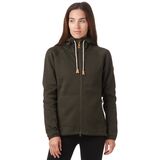 Fjallraven Ovik Fleece Hooded Jacket - Women's Deep Forest, XL