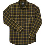 Filson Lightweight Alaskan Guide Shirt - Men's Black/Mustard, S