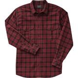 Filson Lightweight Alaskan Guide Shirt - Men's Oxblood/Black Plaid, XL