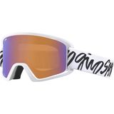Giro Dylan Goggles - Women's White Script-Persimmon Boost/Clear, One Size