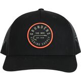 Grundens Hook Trucker Hat Solid Black, One Size