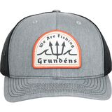 Grundens Poseidon Trucker Hat Heather Grey/Black, One Size
